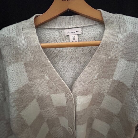 IF IT WERE ME Baggy Gardigan: Size S - Picture 3 of 10